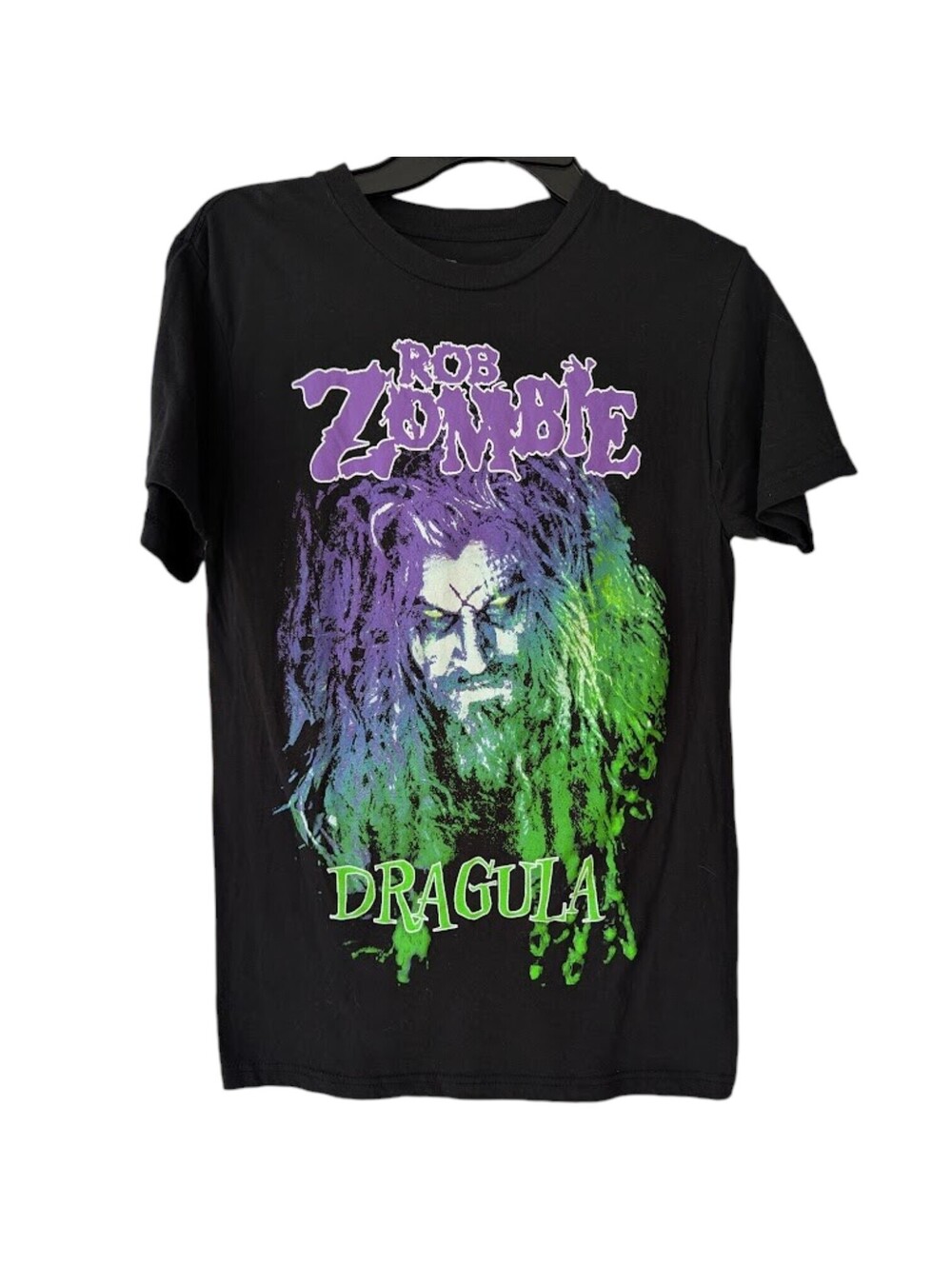 Rob Zombie Dragula Graphic Band T-Shirt S Black Concert Goth Industrial Metal